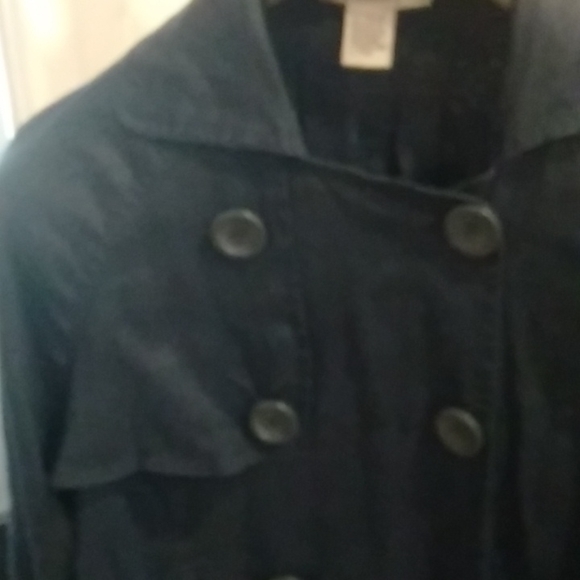 Navy blue light spring jacket - Picture 3 of 4